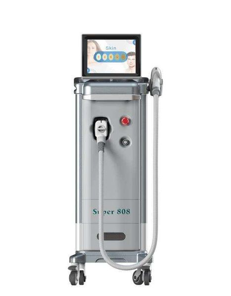 

new technology permanent fast effect painless diode 808nm hair removal with 3 wave length hair removal and skin rejuventation beauty machine, Black