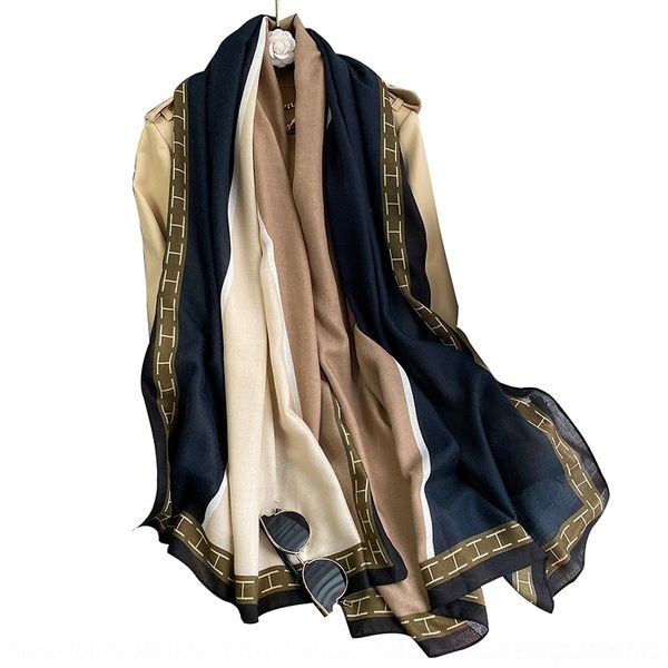 

5k3i women plain scarves grid tassel new check shl tartan cashmere winter scarf triangle neckerchief oversized den wraps, Black;white