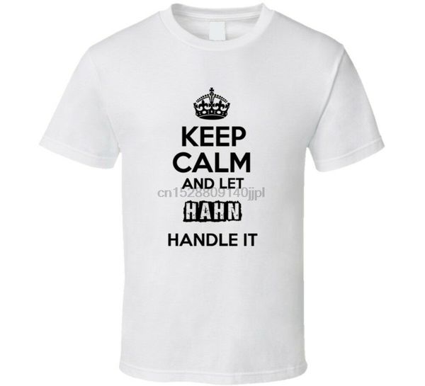 

keep calm and let hahn handle it t shirt sport hooded sweatshirt hoodie