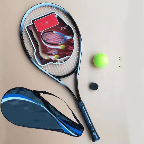 

2021tennis racket set with tennis bag + tennis ball with string + tee 2021 new product launch quality assurance