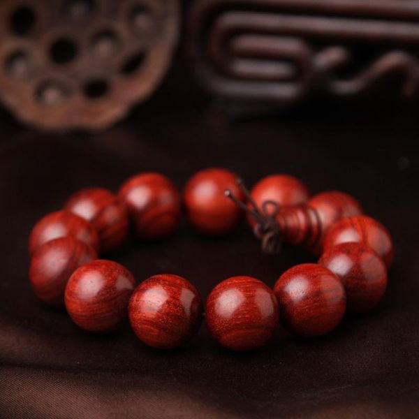 

technology of high density old material wholesale bracelet lobular red sandalwood high oil grain zambia blood sandalwood beads bbystp