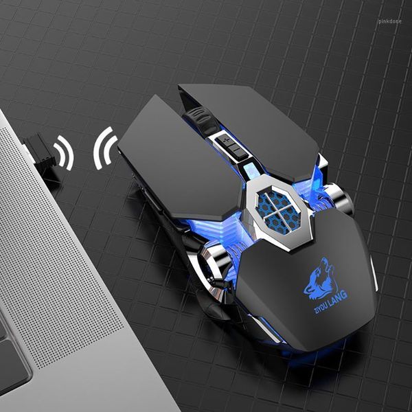 

x13 wireless rechargeable game mouse mute liquid-cooled shining mechanical mice#t31