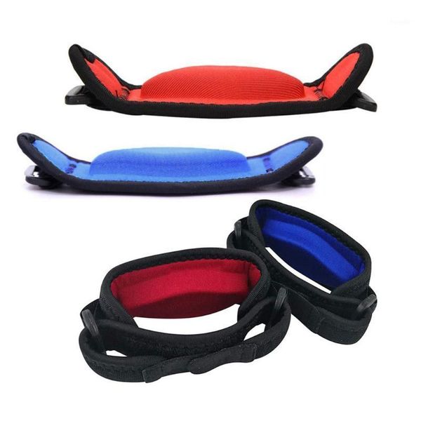 

elbow & knee pads adjustable sports support strap brace band for tennis golf badminton1, Black;gray