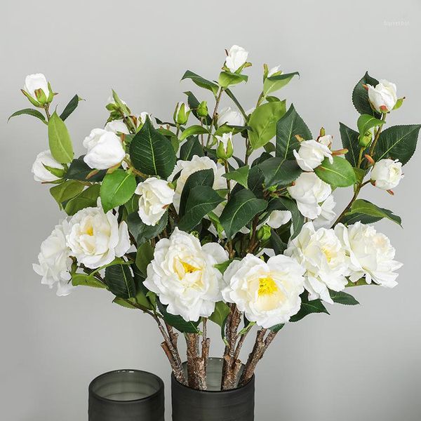

new chinese style home decoration artificial flower decoration classical living room table imitation flowers wholesale model 7 h1