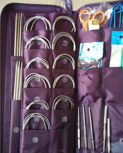 

sewing tools & accessory knitting tools knitting needles set of gadgets 33 pairs / set sewing & accessory 916501, Black