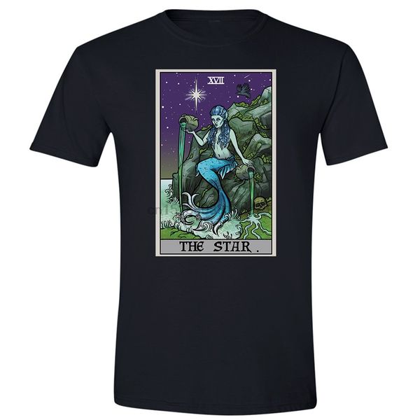 

the star tarot card shirt halloween creepy mermaid siren gorgon pastel goth gift tee shirt sport hooded sweatshirt hoodie