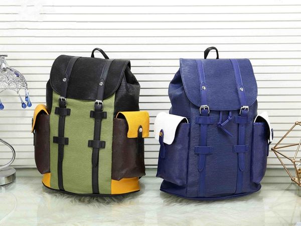 

quality high school backpack luxurys split bags leather brands backpack designers bag shoulders chriser men bag satchel back pack woumx
