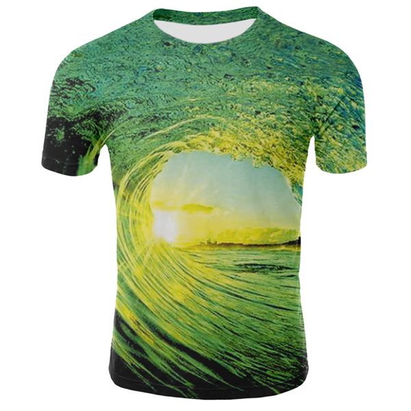

new three-dimensional eddy current 3d print shirts horror hippie hippie men clothing