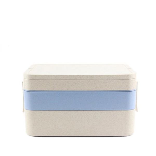 

tuuth wheat straw lunch box 2 3 layer microwave bento boxes dinnerware food storage container food box bbyuda lg2010
