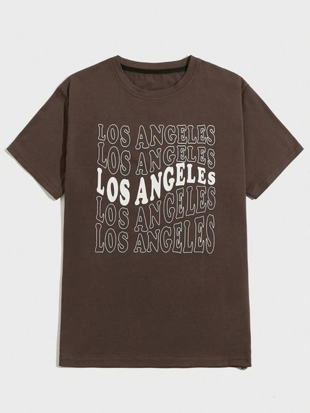 

romwe guys letter tee z97s#, White;black