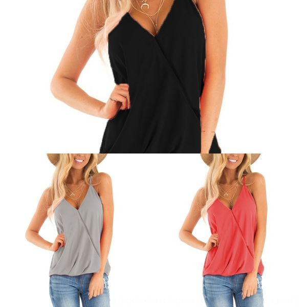 

летняя женская подвязка камзол без рукавов v-образным вырезом сексуальный 0522 летняя женская подвязка топ бретели top жилет без рукавов v-о, White