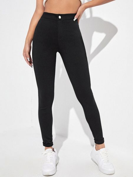 

high waisted skinny jeans 23mj#, Blue
