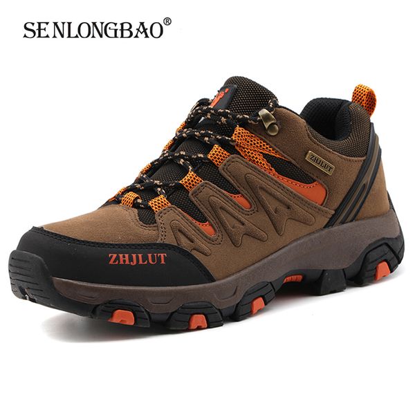 

brand new spring fashion outdoors sneakers waterproof men hiking trekking men's casual shoes plus size 36-47, Red;white