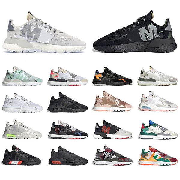 

nite jogger men women outdoor shoes joggers reflective collegiate green triple black white bred breathable mens trainers sports sneakers