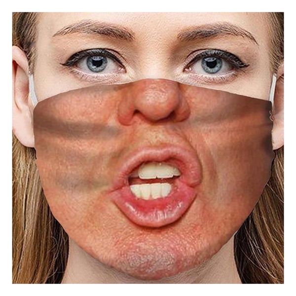 

halloween 1pc funny printing mask face outdoor breathable washable reusable cycling mask various styles wmtxiq mywjqq