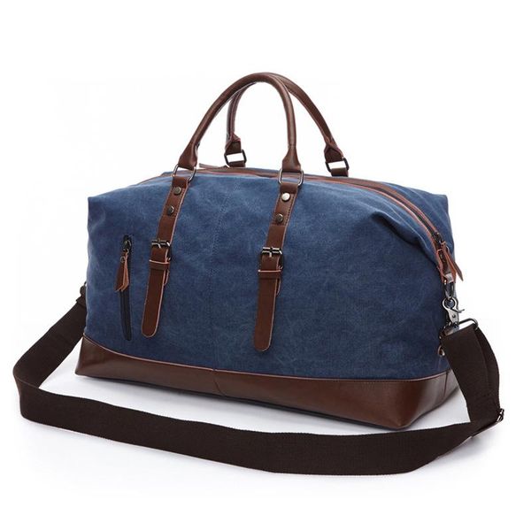 

canvas leather men travel bags large capacity carry on luggage bags men duffel travel tote handbags messenger