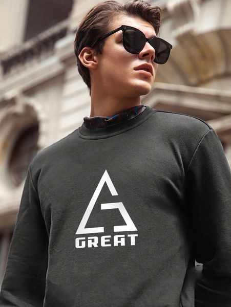 

men letter graphic tee r3vq#, Black