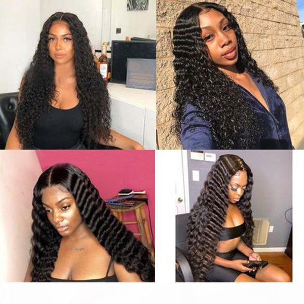 

bob human hair wig deep wave human hair wigs full lace wig short closure wigs, Black;brown