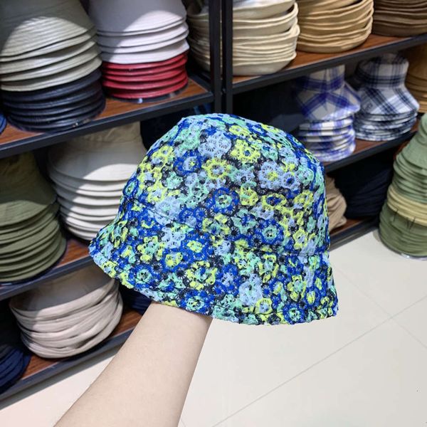 

lace blue hat green women's new net red in spring and summer, Blue;gray