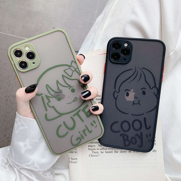 

lovers cartoon suitable for 11pro max x xs xr / 12 mobile phone case4fre