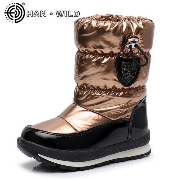 

30% real wool winter warm baby shoes waterproof children' snow boots -30 degree keep warm girls boys snow boots kids shoes 201128, Black;grey