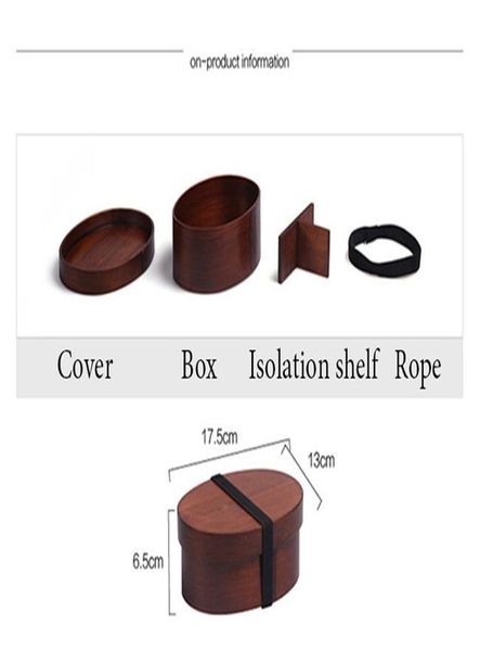 

здорового natural wood lunch box деревянного bento lunchbox контейнер еда японской путешествия пикник школа lunch box кемпинг bento box jllc