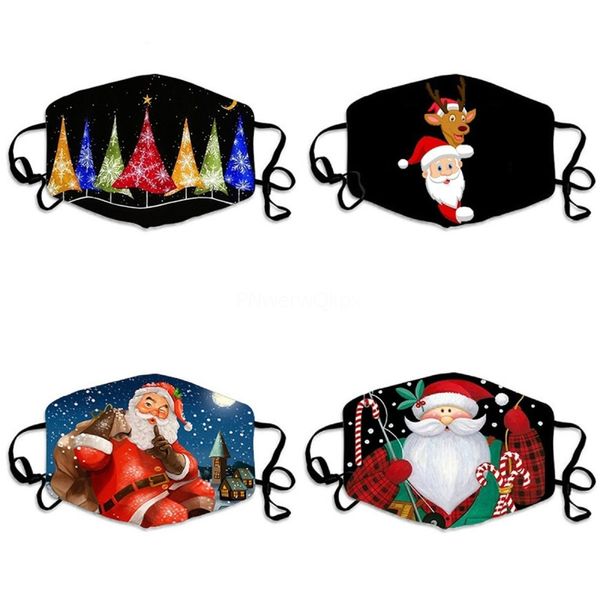 

cartoon mask print mouth masks ice silk anti-dust masks breathing face mask cover for girls boys#812, Black
