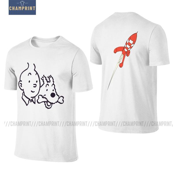 

tintin destination moon rocket the adventures of tintin tees short sleeve front back two sides hooded sweatshirt hoodie men t shirt