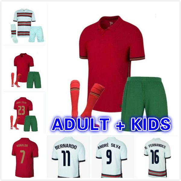 

2020 maillot de foot joao felix j.félix soccer jersey bernardo b.fernandes pepe football shirts jerseys men kids kit, Black;yellow