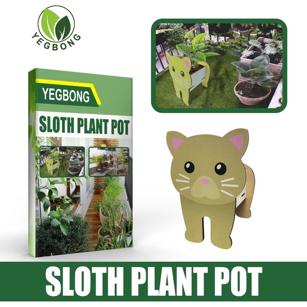 

freight yegbong oem odm plant flowerpot flowerpot decoration decoration cat dog sloth cartoon creative modeling fleshy pot