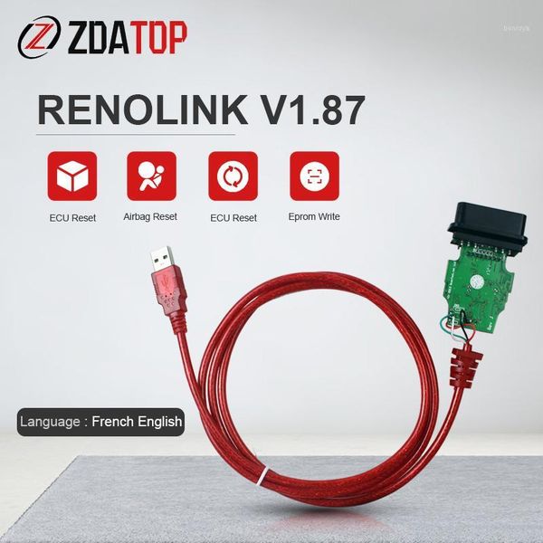 

diagnostic tools renolink v1.87 obd2 ecu programmer key coding uch matching dashboard resetting functions1