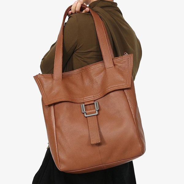 

женщины из натуральной кожи сумка 2020 высокого качества способа отдыха ковш сумка большой емкости магазины сумки коровьей плеча