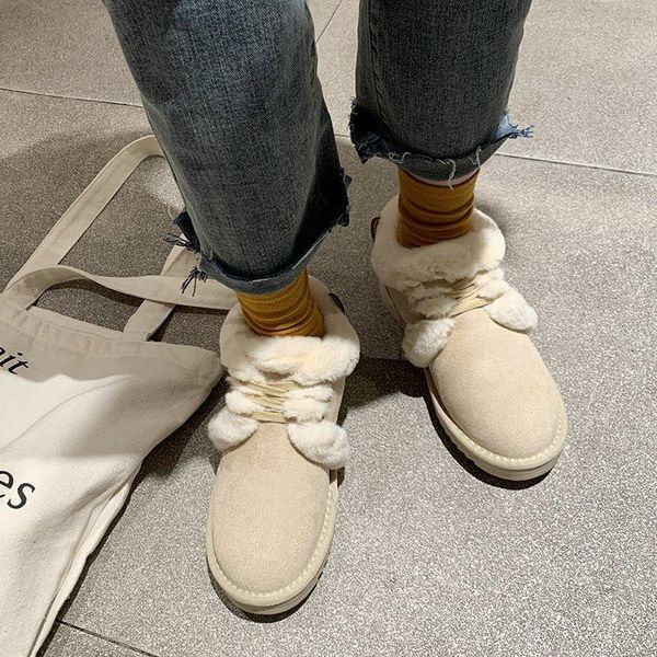 

brand women's shoes rubber boots leather booties boots-women australia low heels booties winter footwear round toe, Black