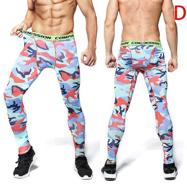 

men compression pants bodybuilding joggers fitness quick dry skinny leggings mens camouflage tights trousers1, Black