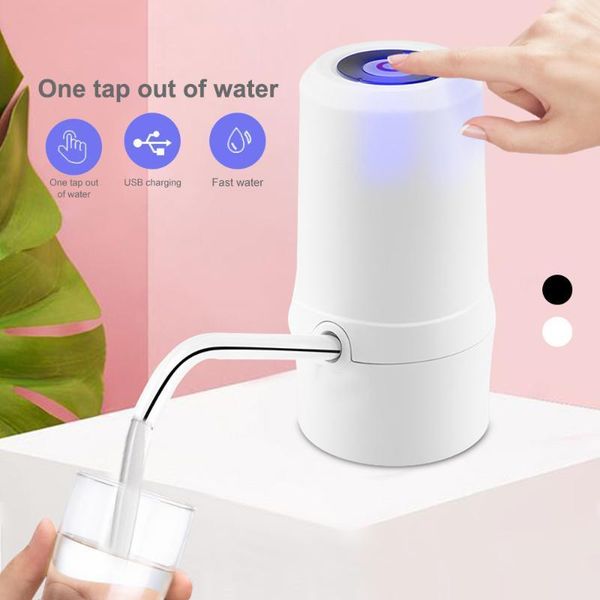 

2020 water bottle pump usb charging automatic drinking water pump portable electric dispenser bottle switch1