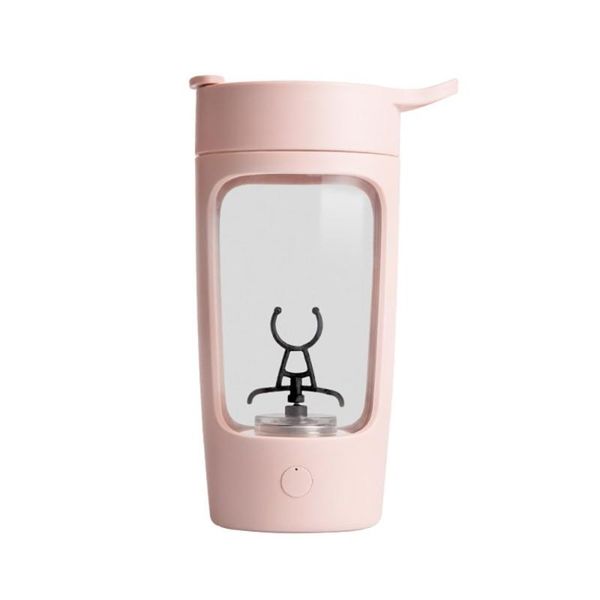 

portable leakproof electric shaker bottle 650ml usb rechargeable protein shaker mixer cups water bottle for sports gym
