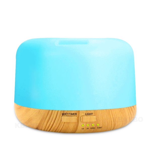 

300ml essential oil diffusers air humidifier aroma diffuser aroma lamp aromatherapy electric 7 color led light wood grain 1012