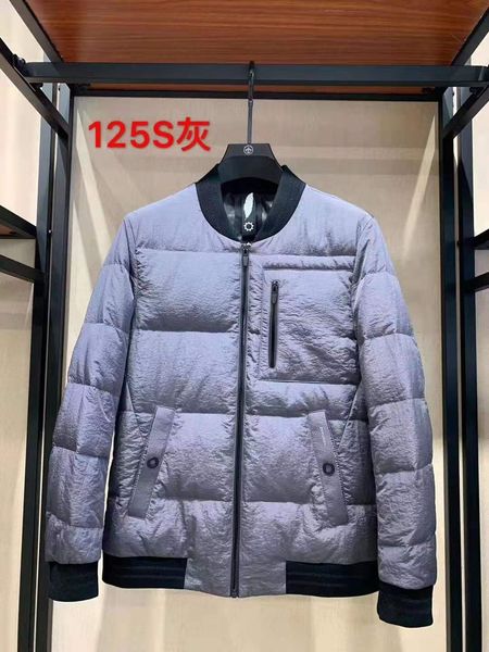 

new red bean business casual loose men's white down jaet, Black