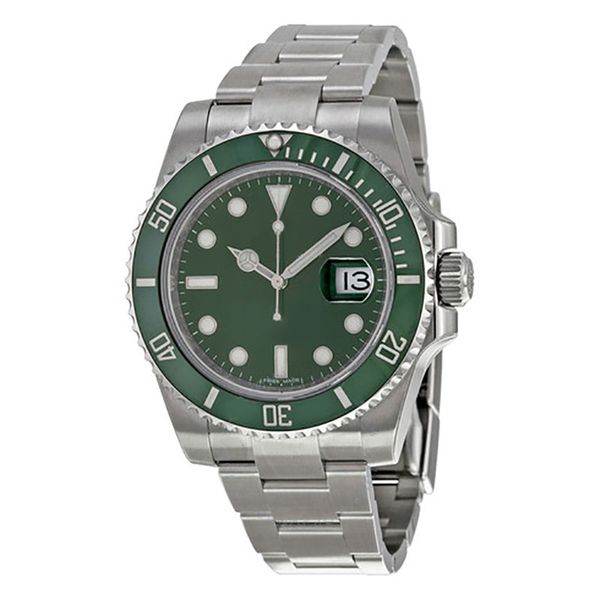 

15 types ceramic bezel mens 2813 green automatic watch mechanical sapphire waterproof watches sports self-wind aaa wristwatches, Slivery;brown