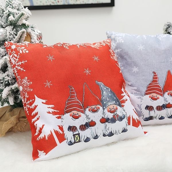 

zu5ml new christmas sofa european cartoon christmas forest man sofa back cover creative pillow decorations pillowcase cover pillowcase jewel