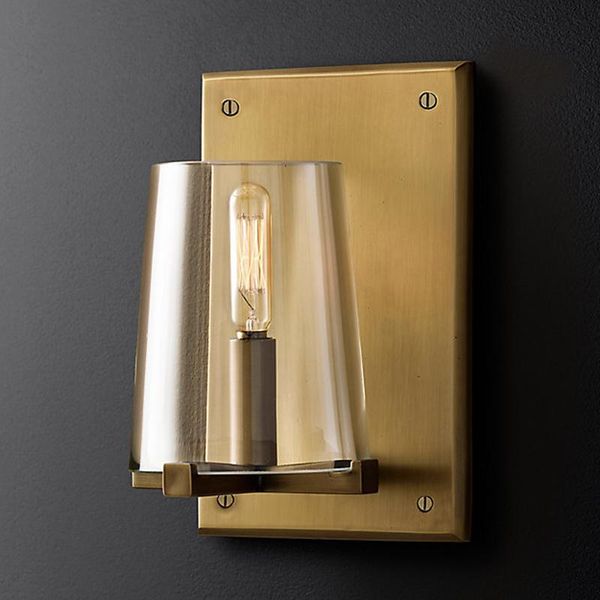 

wall lamp design glass led sconce modern bedroom kitchen stair living room lights decor home lighting gold iron g4 110-220v