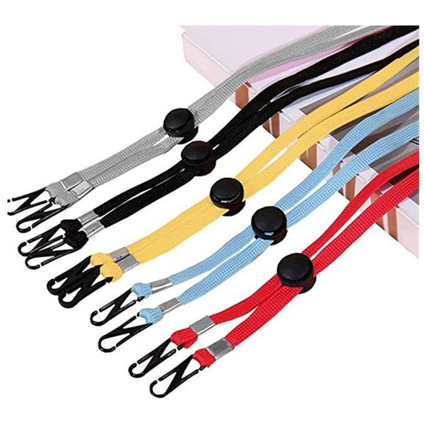 

face mask adjustable lanyard extension handy convenient windproof rope rest ear holder hang on neck string hat lanyard party favor