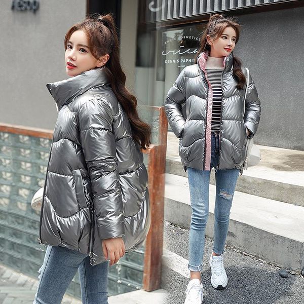 

isenmal winter women parkas 2021 casual thicken warm padded jackets coat female solid styled outwear snow jacket -5 to -10c wear, Black