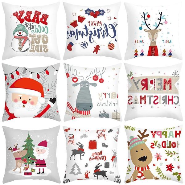 

decor cover 2020 frigg for cushion home noel navidad natal merry christmas ornament xmas gift happy new year 2021