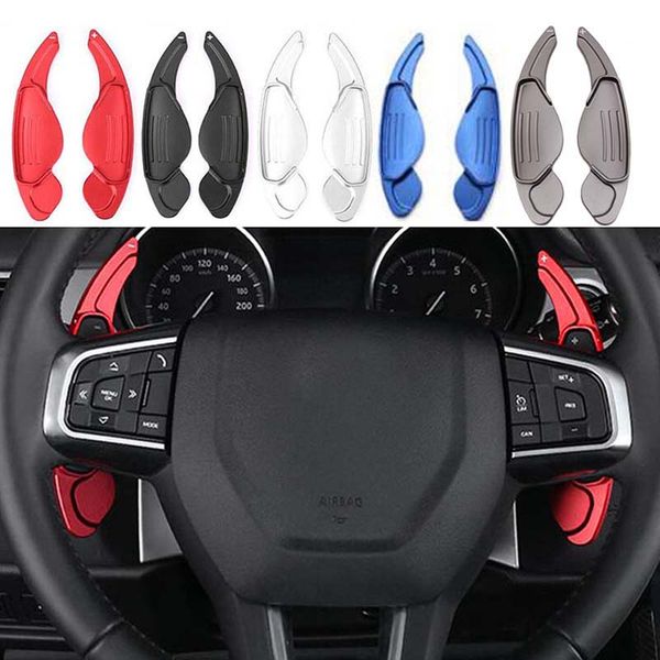 

2pcs алюминиевого рулевого колеса автомобиля переключения передач paddle shifter удлинитель для land range rover evoque discovery sport / ja