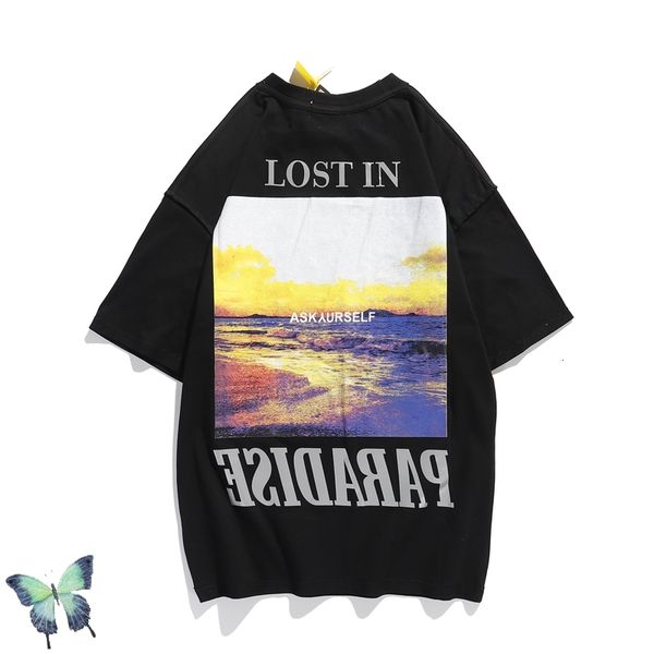 

2021 new autumn winter 3m plus velvet hoodies men women classic fashion ask california coast oil painting hoody sxeu, Black