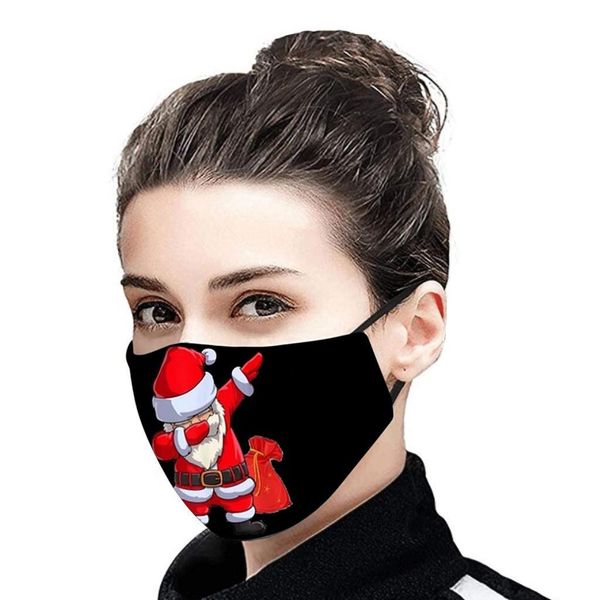 

2021 симпатичные navidad маски для взрослых женщины хлопок печати дышащего лицо cap крышки рот муфельных бинтов mascarillas wmtfww yycolor