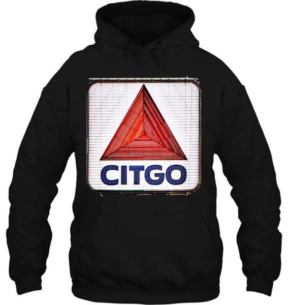

men hoodie fashion cool funny citgo customized printed women streetwear, Black