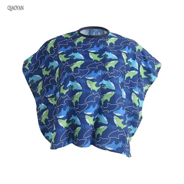 

child kids hairdresser hair cutting barber cape haircut apron clothes waterproof ch wmtrqi, Silver