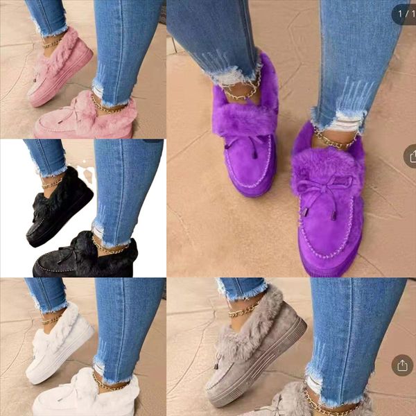 

xjdcn the lastest women'shigh heels flat quality shoes mop casual cotton high cotton yarn snow boots plus velvet slipper home slippers, Black